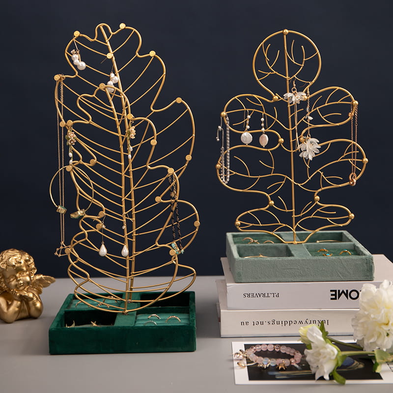 Fabriksförsäljning exklusivt dekorativt smyckesställ i metall